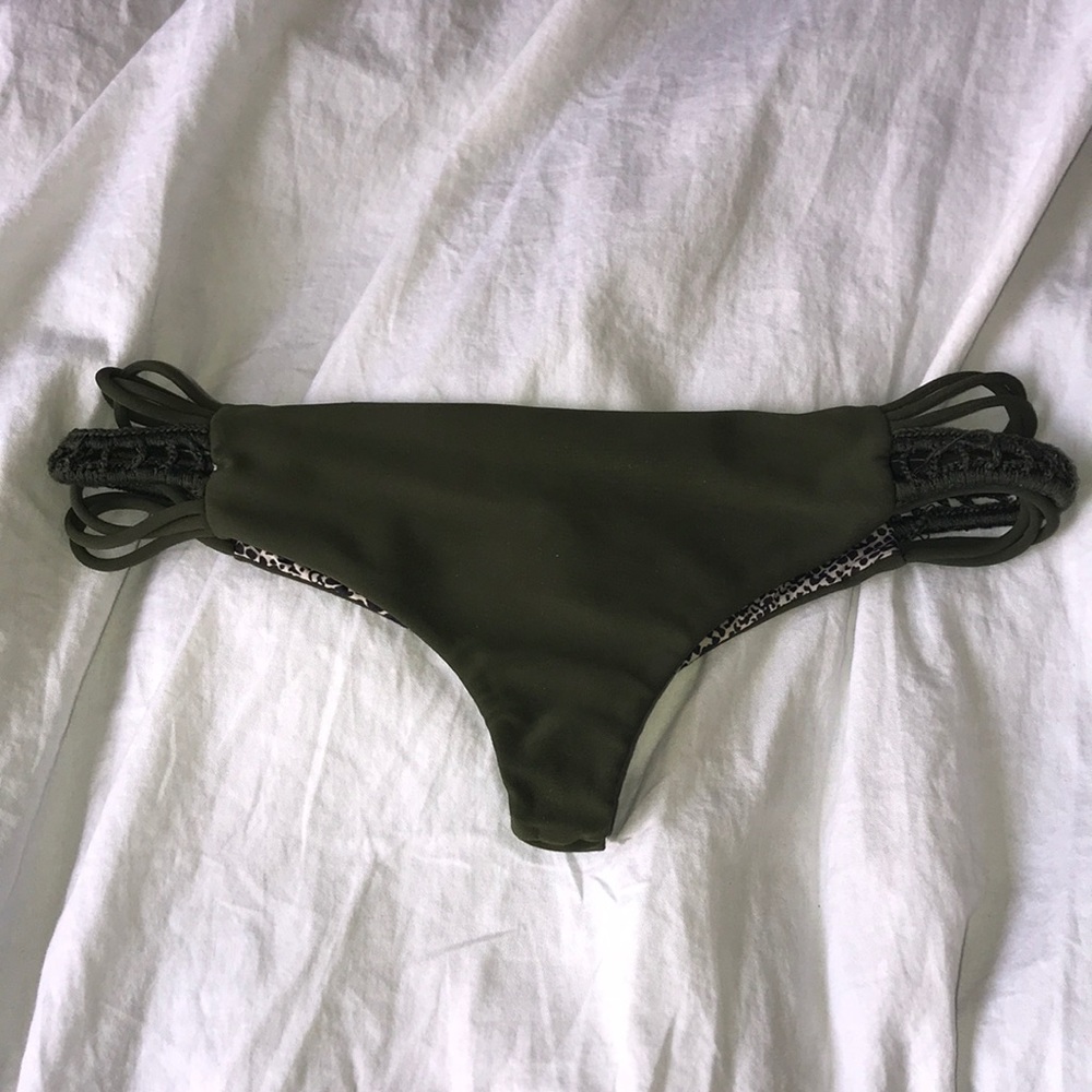 ACACIA OLIVE GREEN BIKINI BOTTOMS